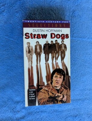 STRAW DOGS VHS Tape 1971 Thriller Dustin Hoffman Sam Peckinpah