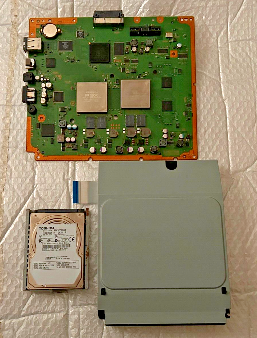 Working Sony PlayStation 3 PS3 Motherboard DIA-002 w/ 320GB BMD-006 CECHK01 Working Sony PlayStation 3 PS3 Motherboard DIA-002 w/ 320GB BMD-006 CECHK01