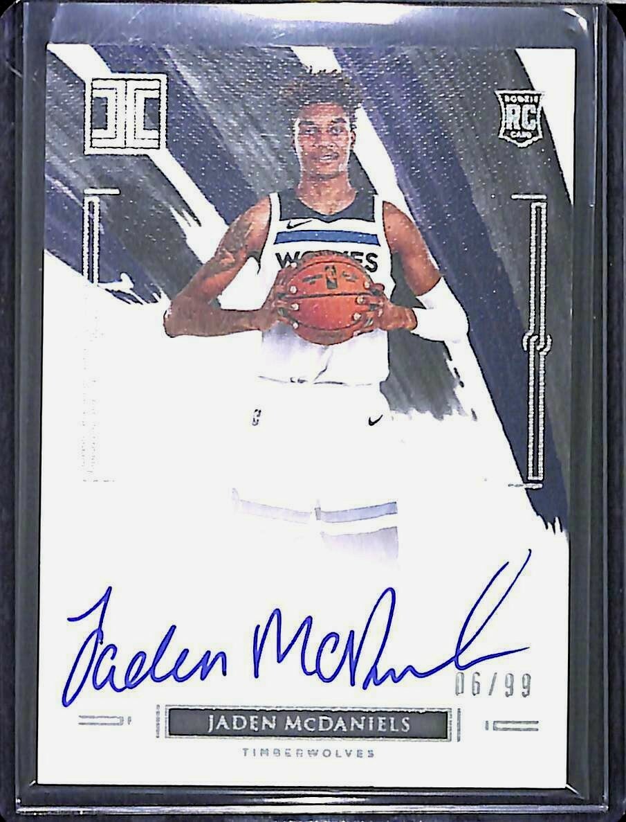 その他 (1/1) RC auto Jaden Mcdaniels 2020-21 Panini Impeccable Rookie Autograph #RA-JAD Jaden
