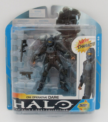 Halo 3 ODST Collection Oni Operative Dare New Character Figure - New in Package