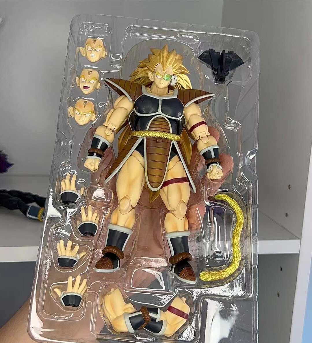 custom dragonball Raditz ssj1 shf figure | eBay