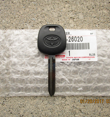 97 - 06 TOYOTA CAMRY CE LE SE XLE MASTER UNCUT TRANSPONDER