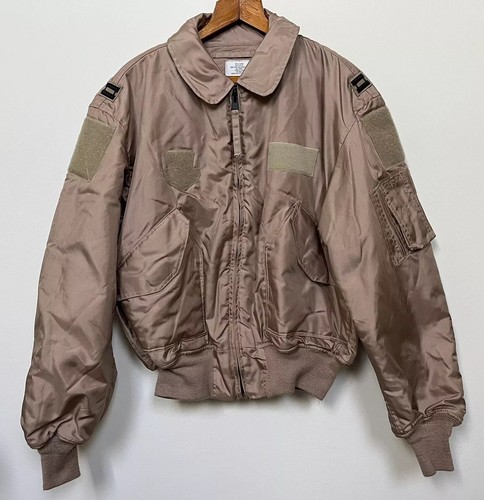 CWU 45/P Flyers Jacket Cold Weather XL Tan Khaki Flame