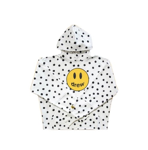 Pre-owned Drew House Small Polka Dot Mascot Deconstructed Hoodie (sz S)