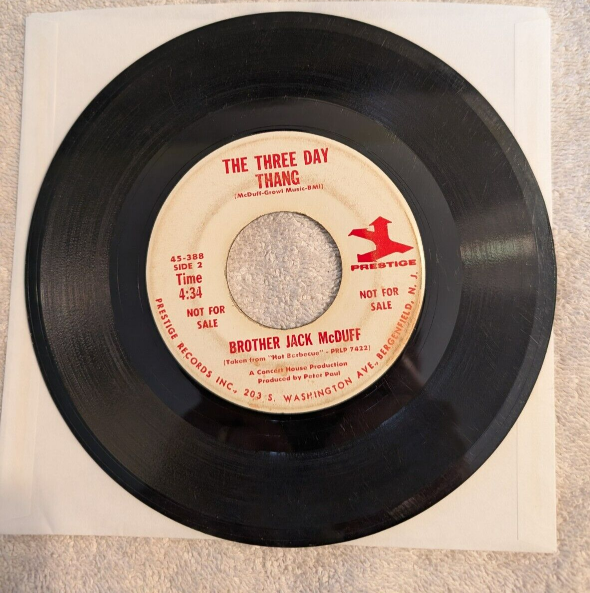 Brother Jack McDuff Three Day Thang Hot Barbecue 7