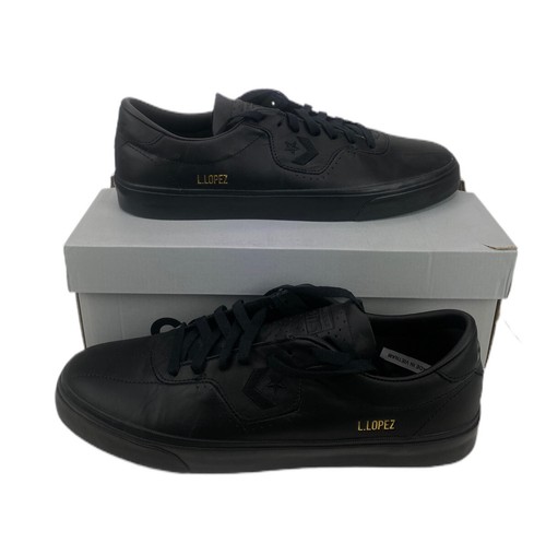 

НОВЫЕ мужские кроссовки Converse Louie Lopez Pro Ox Leather Black Gold, размер 13, Черный, Converse Pro Leather