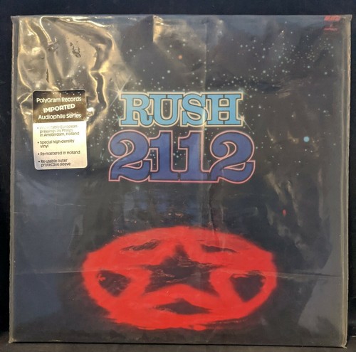 Rush 2112 Polygram Records Imported Audiophile Series