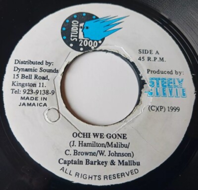Captain Barkey & Malibu - Ochi We Gone / Street Sweeper 45 - 1999 Studio 2000