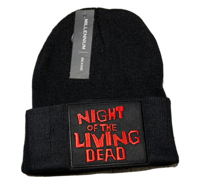 Night of the Living Dead Beanie Hat Skull Cap Warm Horror Black Gift
