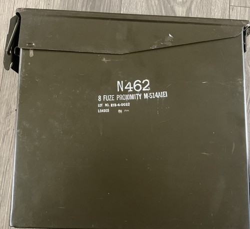 Ammo Box: Original 8 Fuze Proximity M728 Metal Ammo Box | eBay