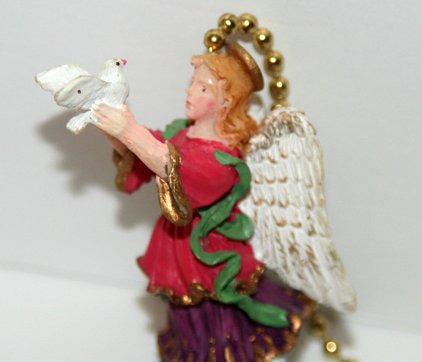 Guardian Angel in Red Ceiling Fan Light Pull Resin, Letting A ...