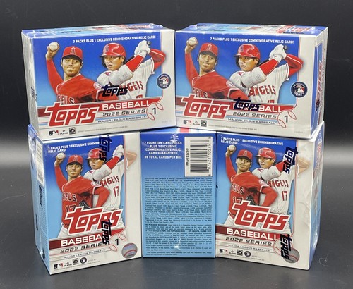 2022 Topps Baseball Series 1 Blasters Lot-5 Commemorative
