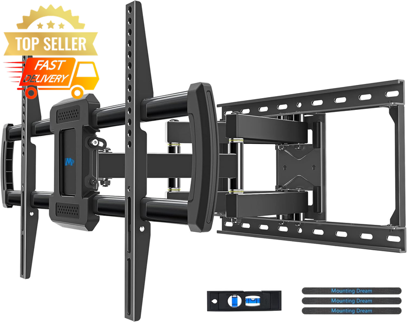 Full Motion TV Wall Mount 42"-84" 100LBS VESA 600x400 16"-24" Studs