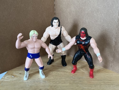 リング付き WWE （WWF WCW）プロレス フィギュア＆グッズまとめセット リング付き WWE （WWF WCW）プロレス フィギュア＆グッズまとめ