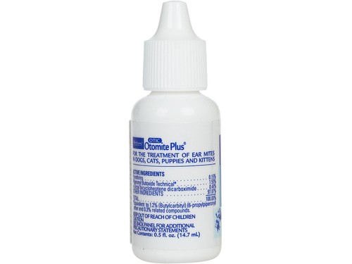 Virbac Otomite Plus Pet Ear Mite killer ...