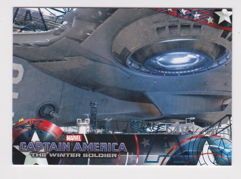 2014 Captain America Winter Soldier Blue Parallel 6/25 Helicarrier