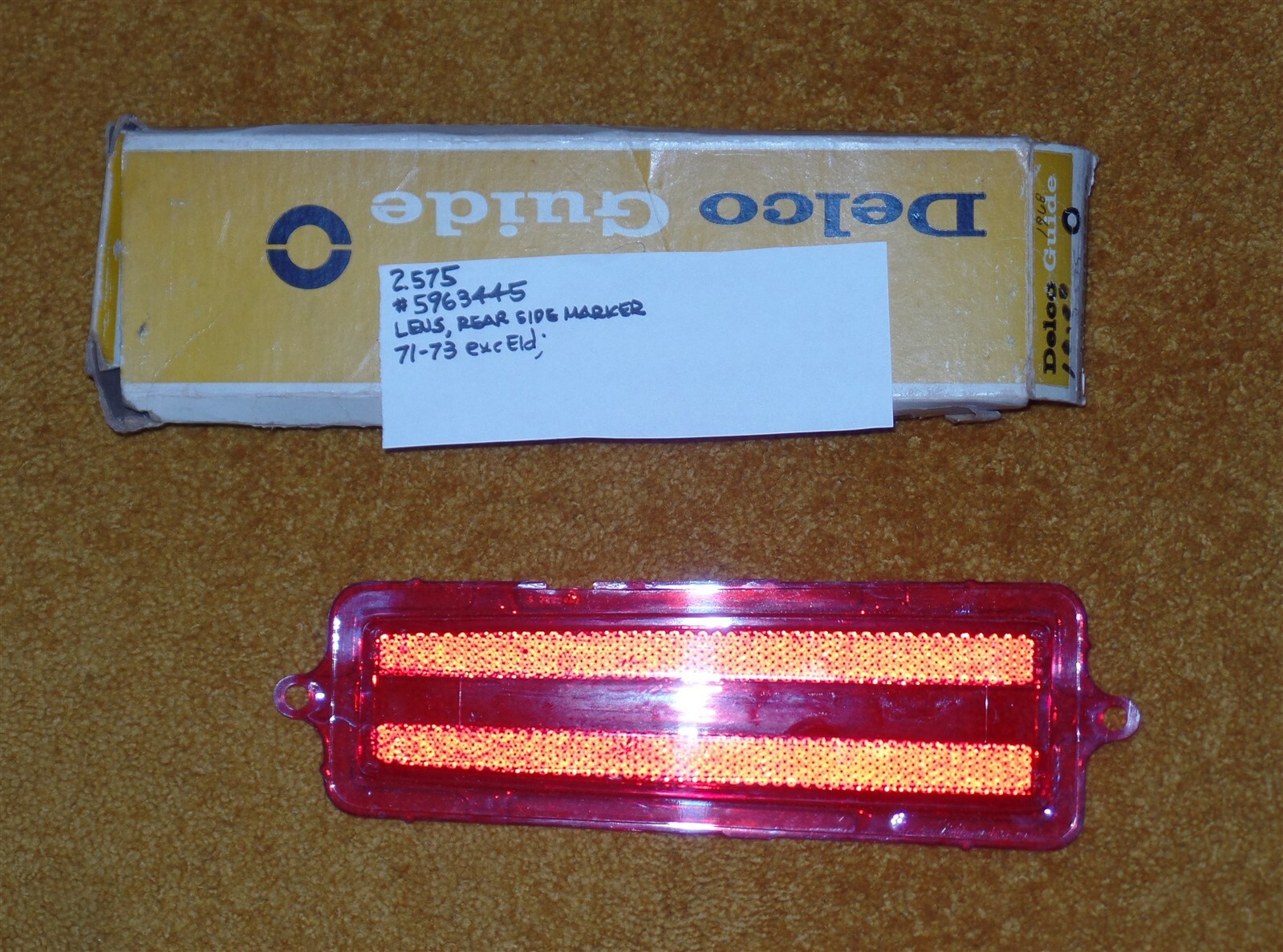 2025新入荷 Cadillac 1971-73 Rear eBay | 5963945 NOS Lens Lamp Marker Side フラワー・リース