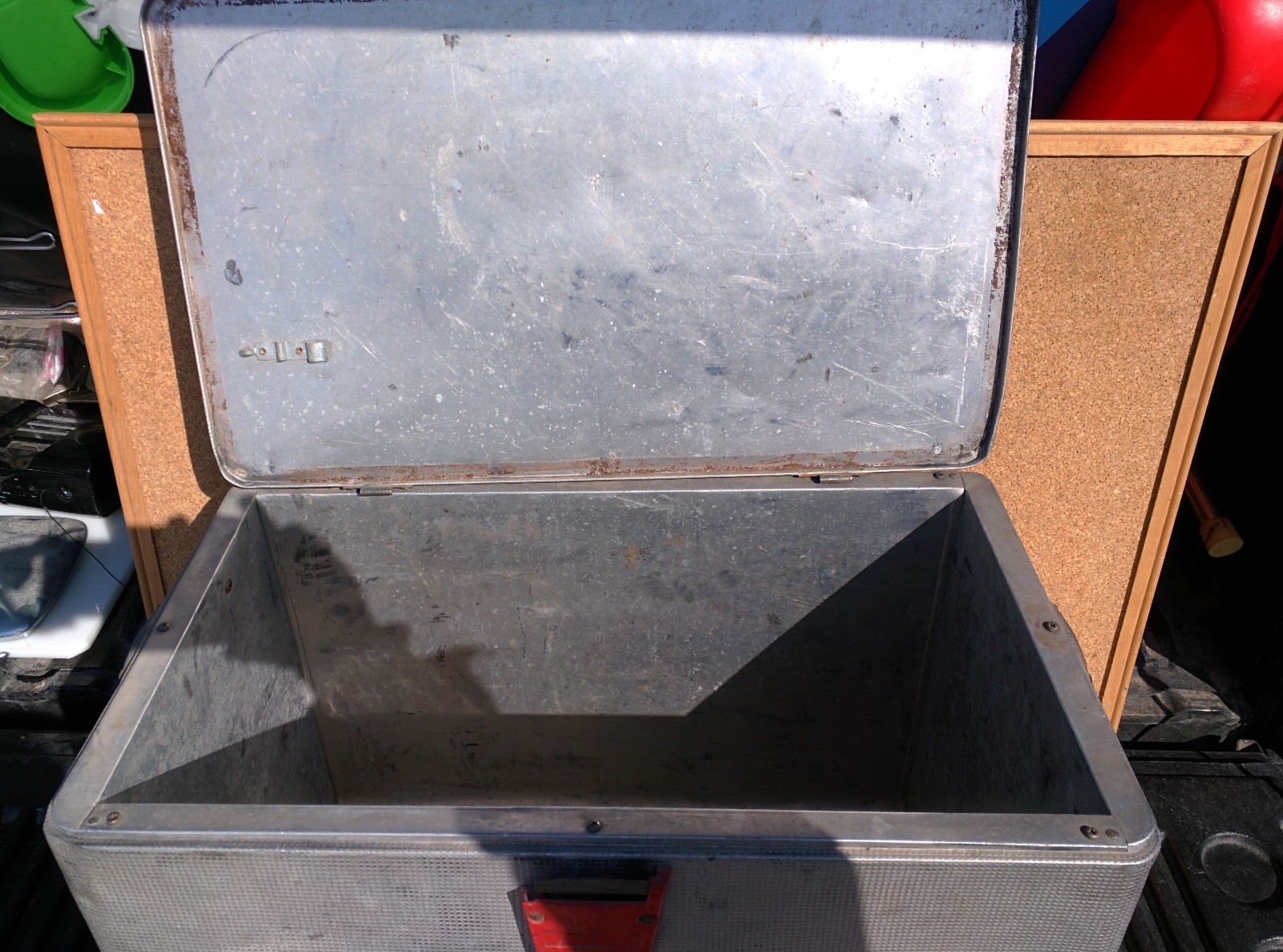 Vintage Aluminum Ice Chest Cooler Hamilton Skotch 1950’s