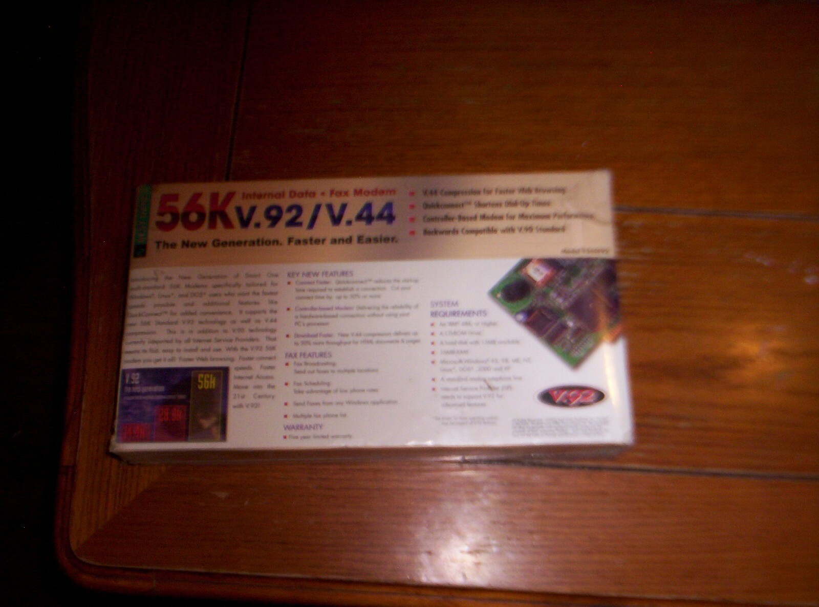 BEST DATA 56K V.92 / V.44 PCI INTERNAL MODEM MODEL 56HP NIB BRAND NEW