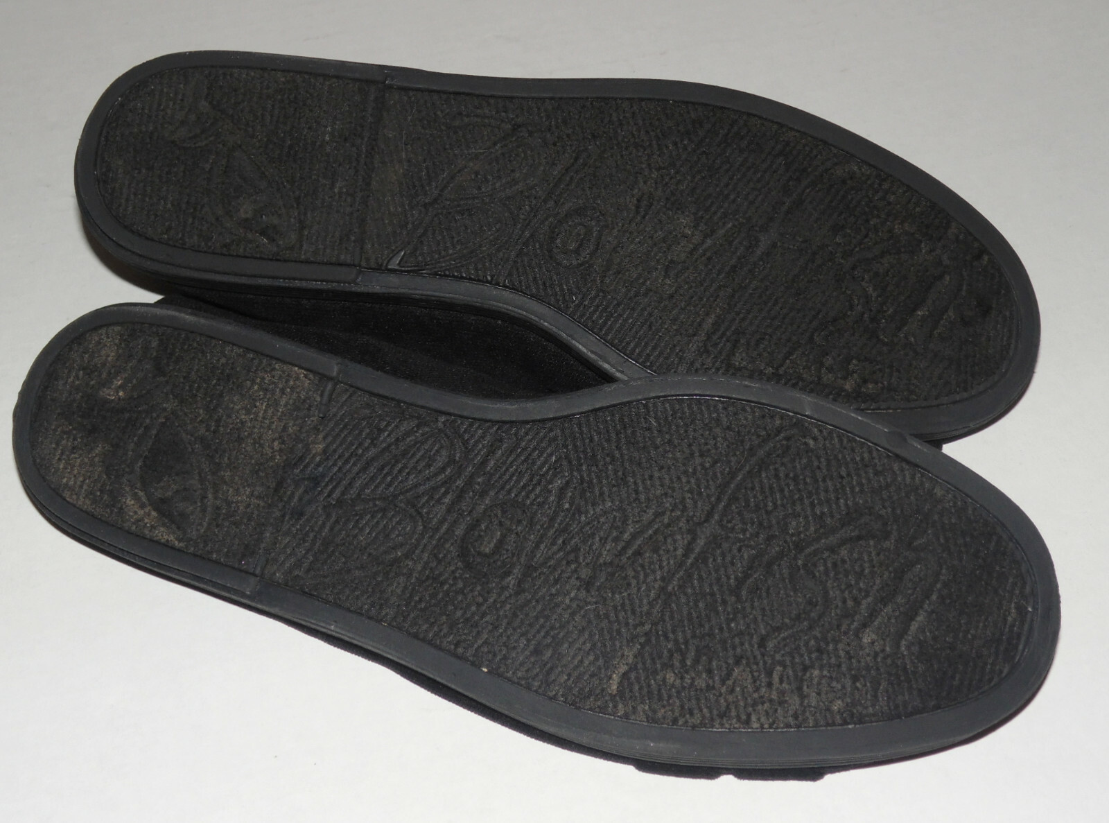 BLOWFISH MALIBU Black Suede Womens Used Flats Womens 8.5