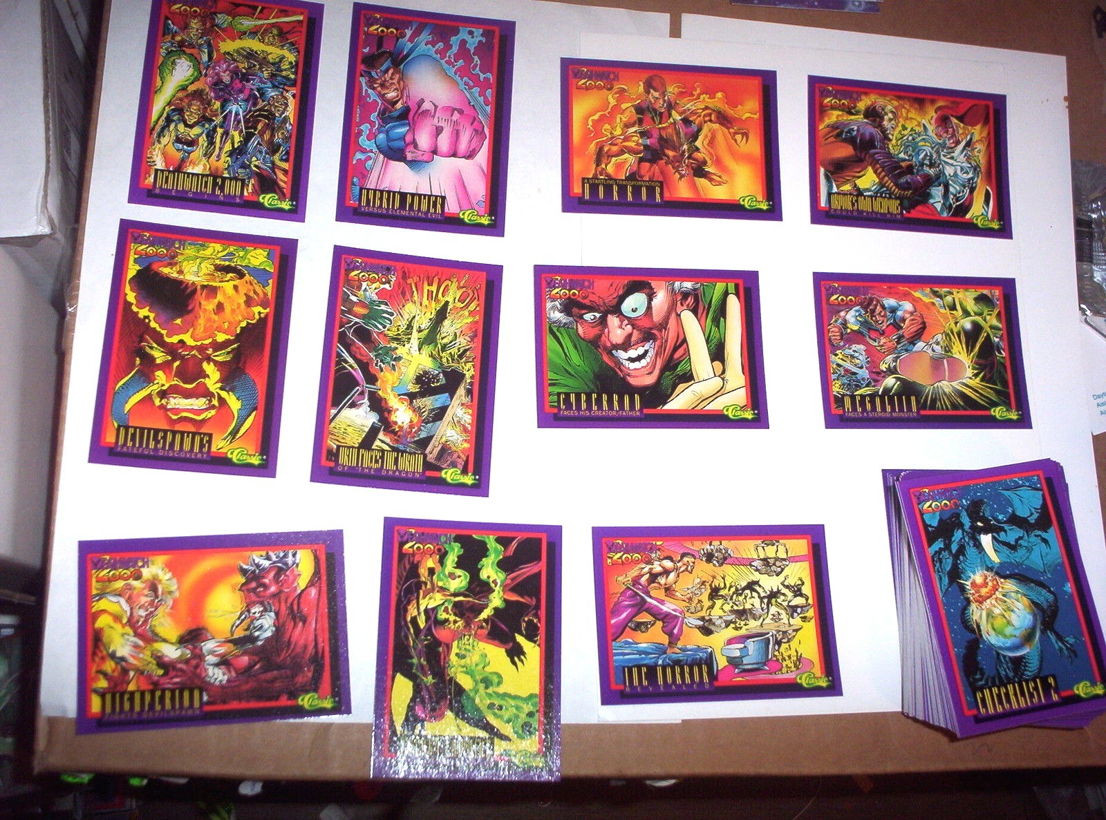 1993 DEATHWATCH 2000 CONTINUITY COMICS 100 CARD SET MS