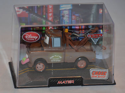 NEW! Disney Store PIXAR Cars 2 MATER Diecast Car W/Case