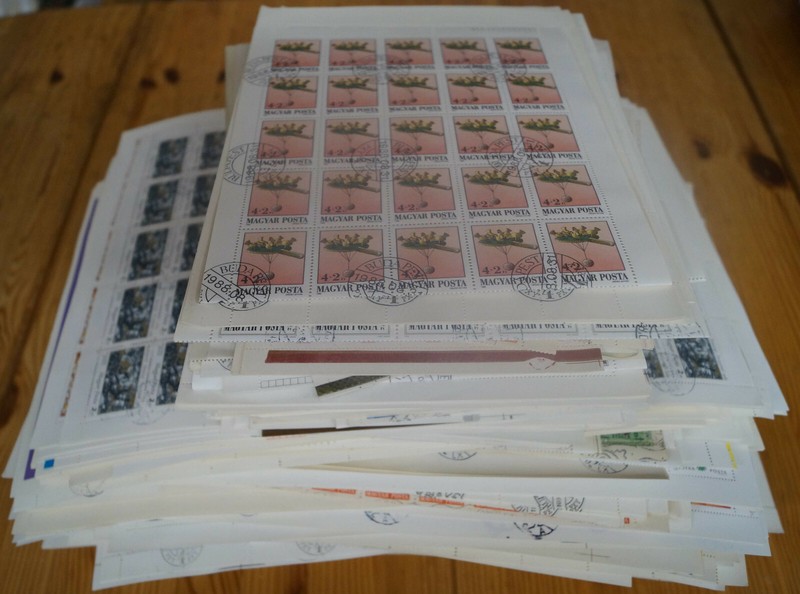 Riesen-Bestand Bogenposten Ungarn Aus Ca. 1960-1990 - 740 Verschiedene, 74.000 M