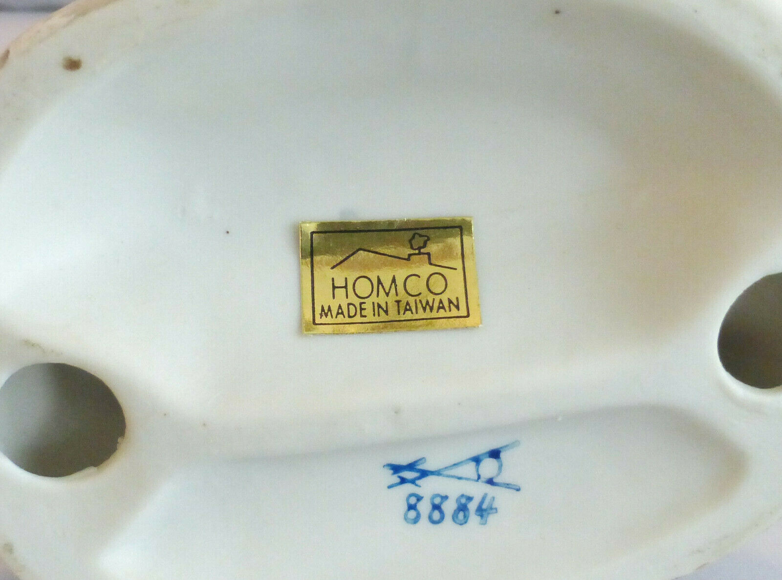 Vintage HOMCO Old Man With Firewood Statue Figurine, #8884, 10