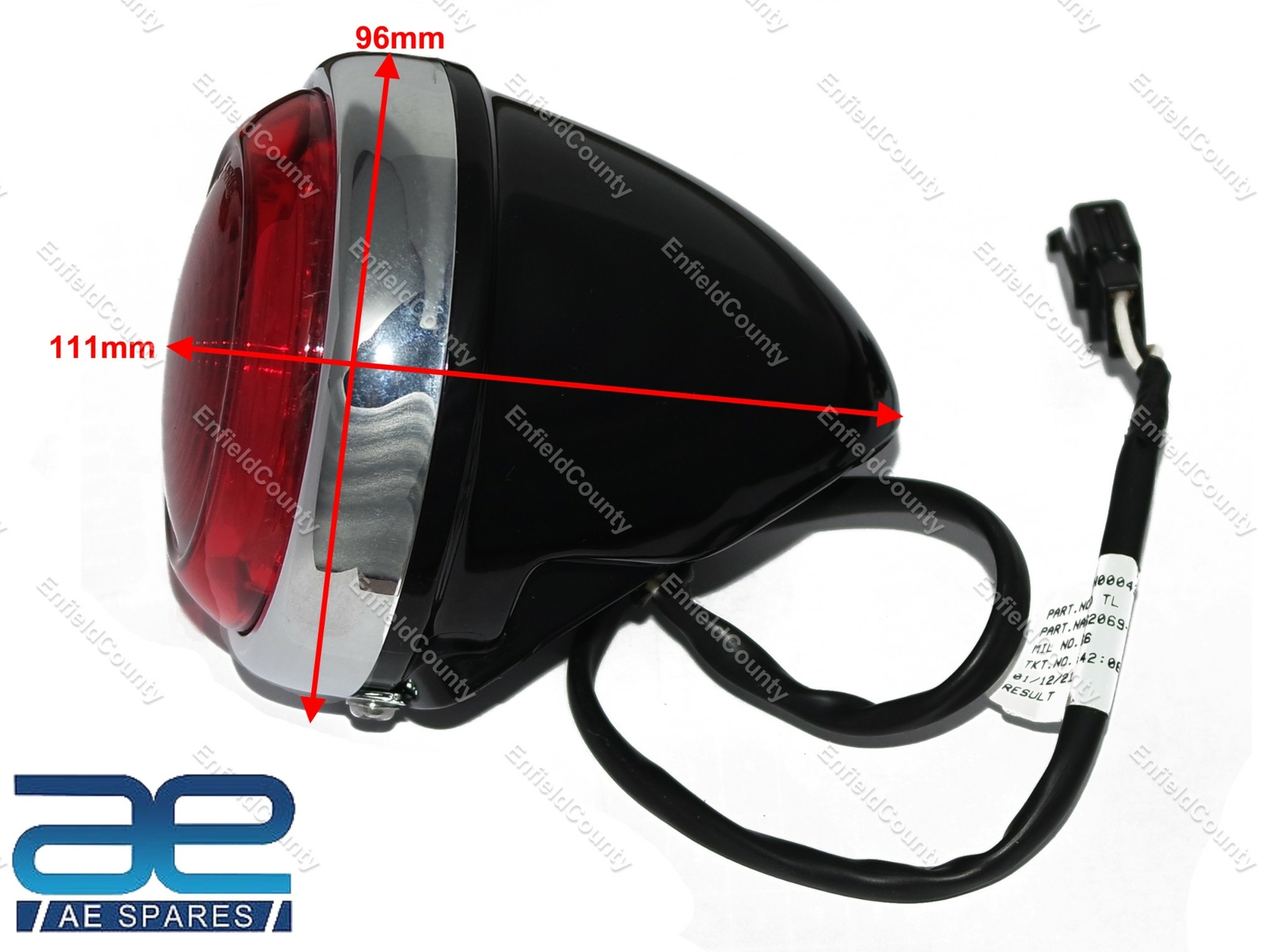 Fits for Royal Enfield Meteor 350 Tail Lamp Assembly LED RAN00042/B  