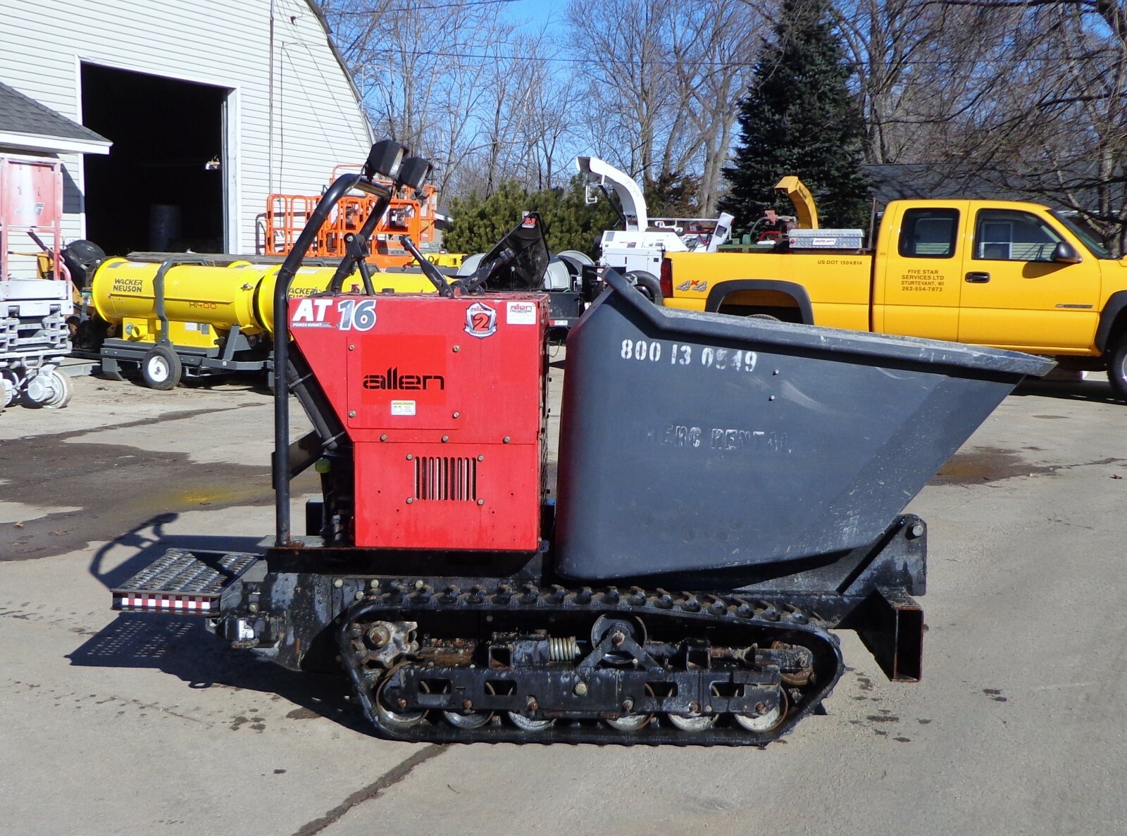2016 Allen AT16 Walk Behind Track Power Concrete Buggy Kohler Engine