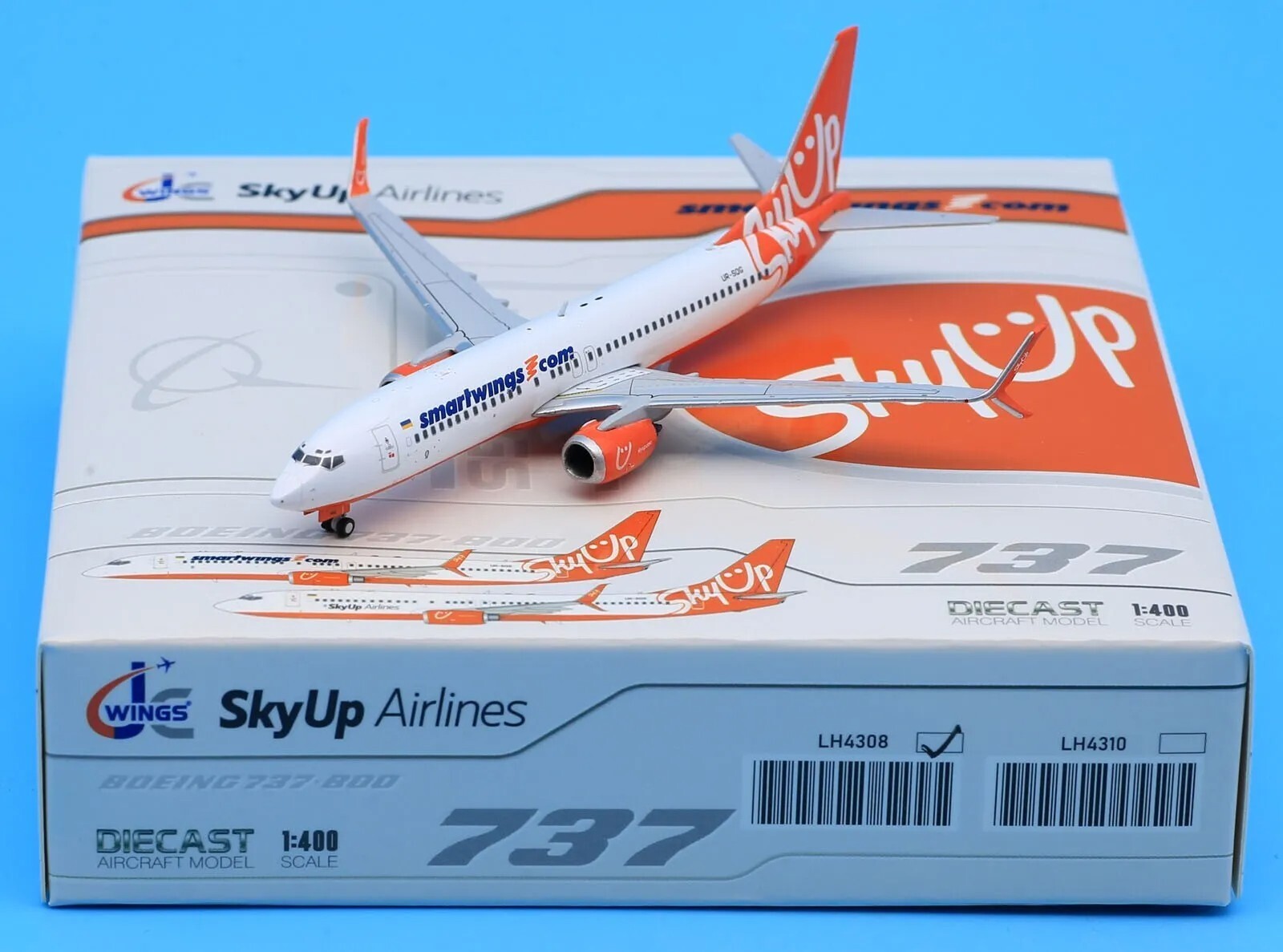 JTA B737-400 「SWALJET」スナップフィットモデル 1/130 1/130 B737-400 JTA 日本トランスオーシャン SWAL/南西航空復刻