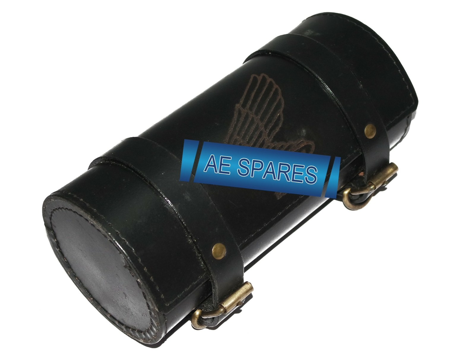 Universal Fork Bag Black For Honda Bikes Tool Round Saddlebag Handlebar 