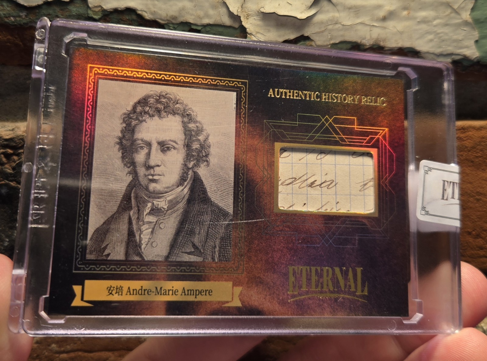 2024 Eternal Cuts World History Andre Marie Ampere /99