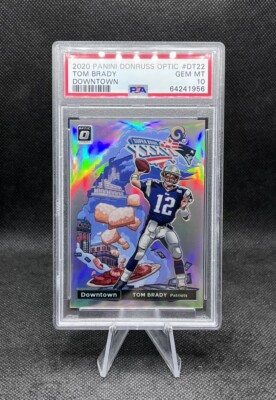 Tom Brady Downtown #DT22 PSA 10 Case Hit 2020 Panini Donruss Optic Football NFL
