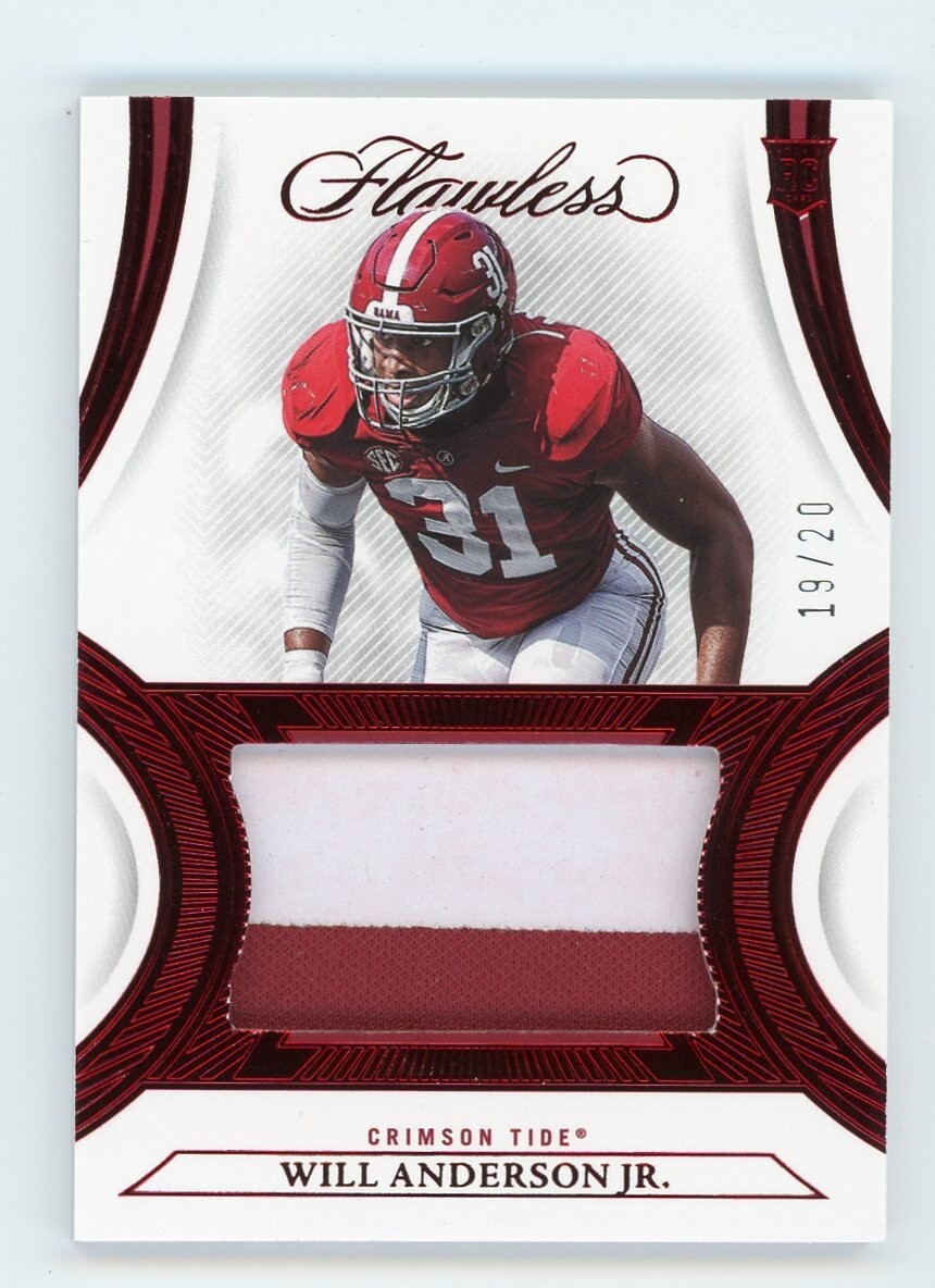 2023 Panini Flawless Collegiate Will Anderson #RP4