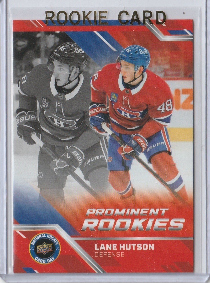 2024-25 UD Upper Deck Lane Hutson Rookie Card RC #NHCD8 Mint