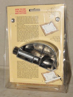 DEXTER MAT CUTTER WITH BLADES 8595