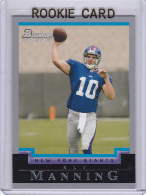 ELI MANNING ROOKIE CARD 2004 Bowman #111 Football RC New York Giants!