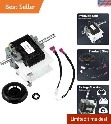 Efficient 65W Draft Inducer Motor for Furnace - Compact and Lightweight Design