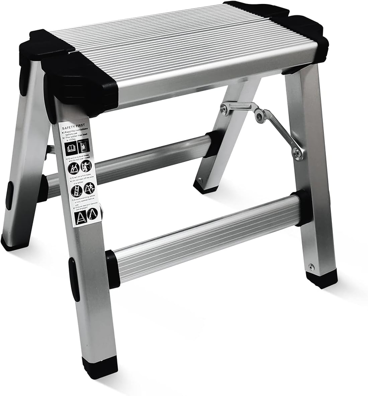 Small Foldable Step Stool One Step Ladder with 330Lb Large Loading Capacity