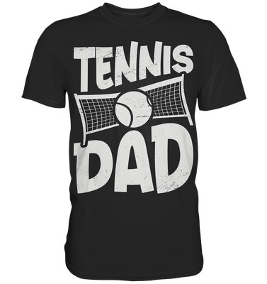 Tennis Papa Outfit Tennis Tennisspieler Väter - Premium Shirt