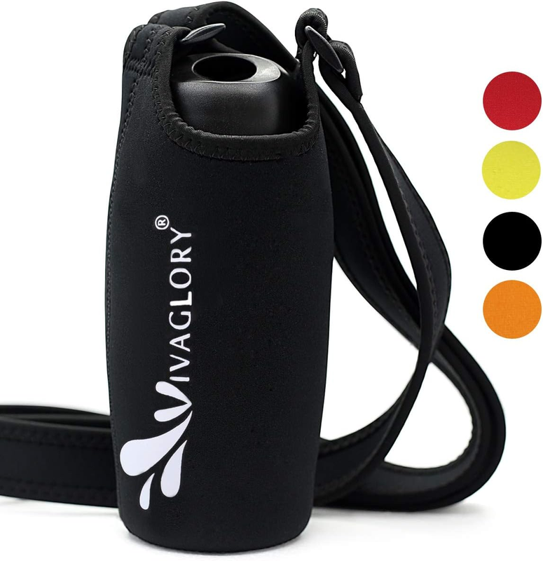 Water Bottle Carrier, Insulated Neoprene Water Bottle Sling with Wide Adjustable