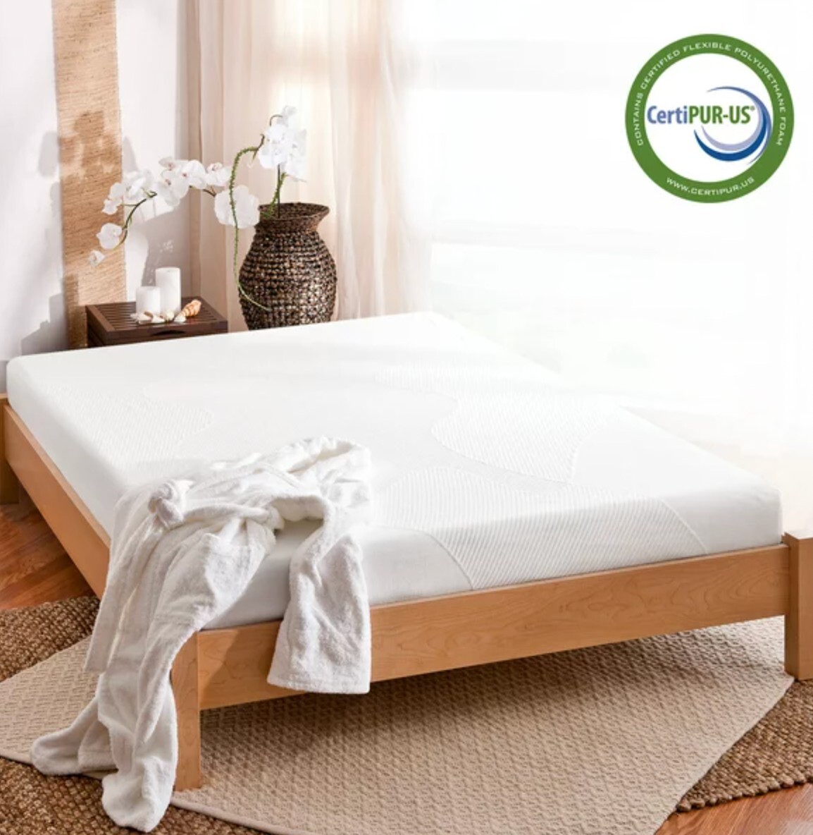 Spa Sensations by Zinus Serenity 8" Memory Foam Twin Mattress