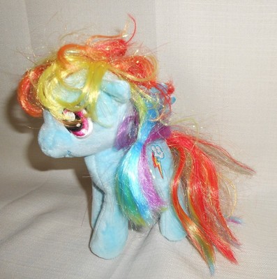 TY My Little Pony Sparkle Rainbow Dash 6.5 inch Stuffed Animal Plush Toy