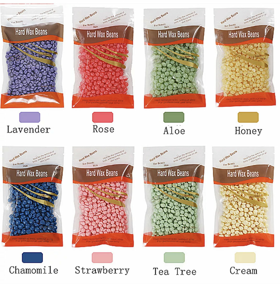 Hard Wax Beads Beans Waxing Depilatory Hair Removal Stripless 300G BAG FREE TOOL