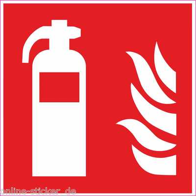 Aufkleber Feuerlöscher  Sicherheit, Feuerschutz, Aufkleber 2051