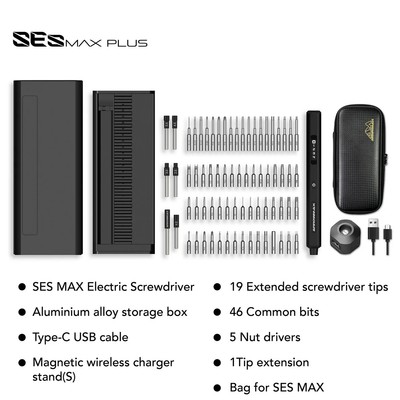 Arrowmax ES MAX PLUS Smart Motion Control Electric Screwdriver With Alu Case