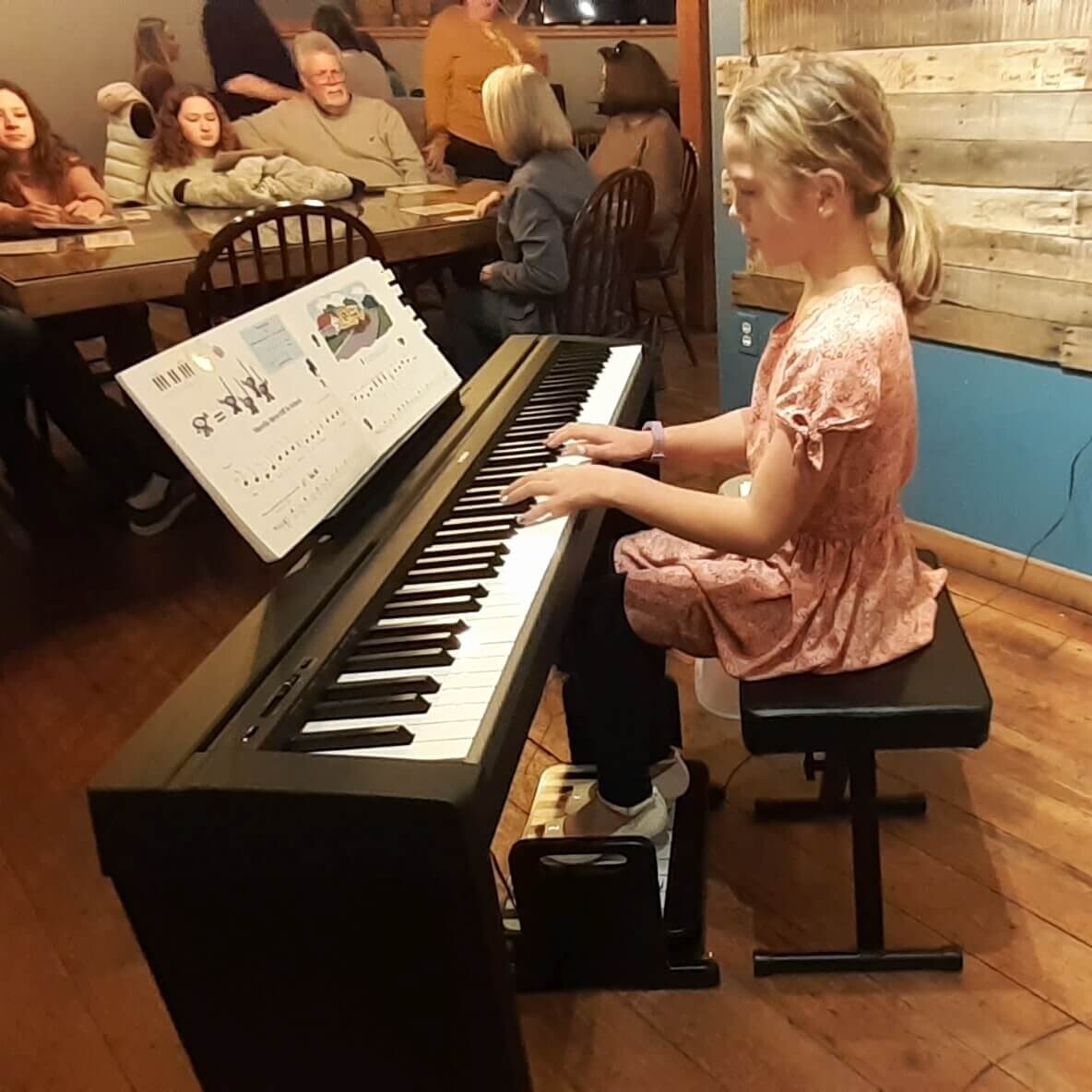 Ideal Piano Footrest® for Improved Posture and Form, w/ Less Fatigue. Adjustable