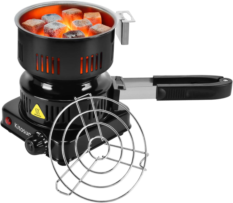Electric Stove Coconut Charcoal Starter - ETL Approved Hot Plate Durable Faster