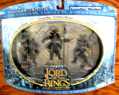 LORD OF THE RINGS SOLDIERS & SCENES ~ EASTERLING WARRIORS ~ NIP